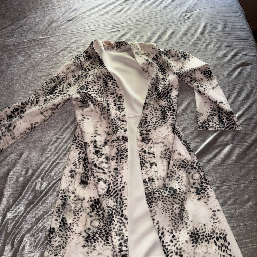 Animal Print Long cardigan